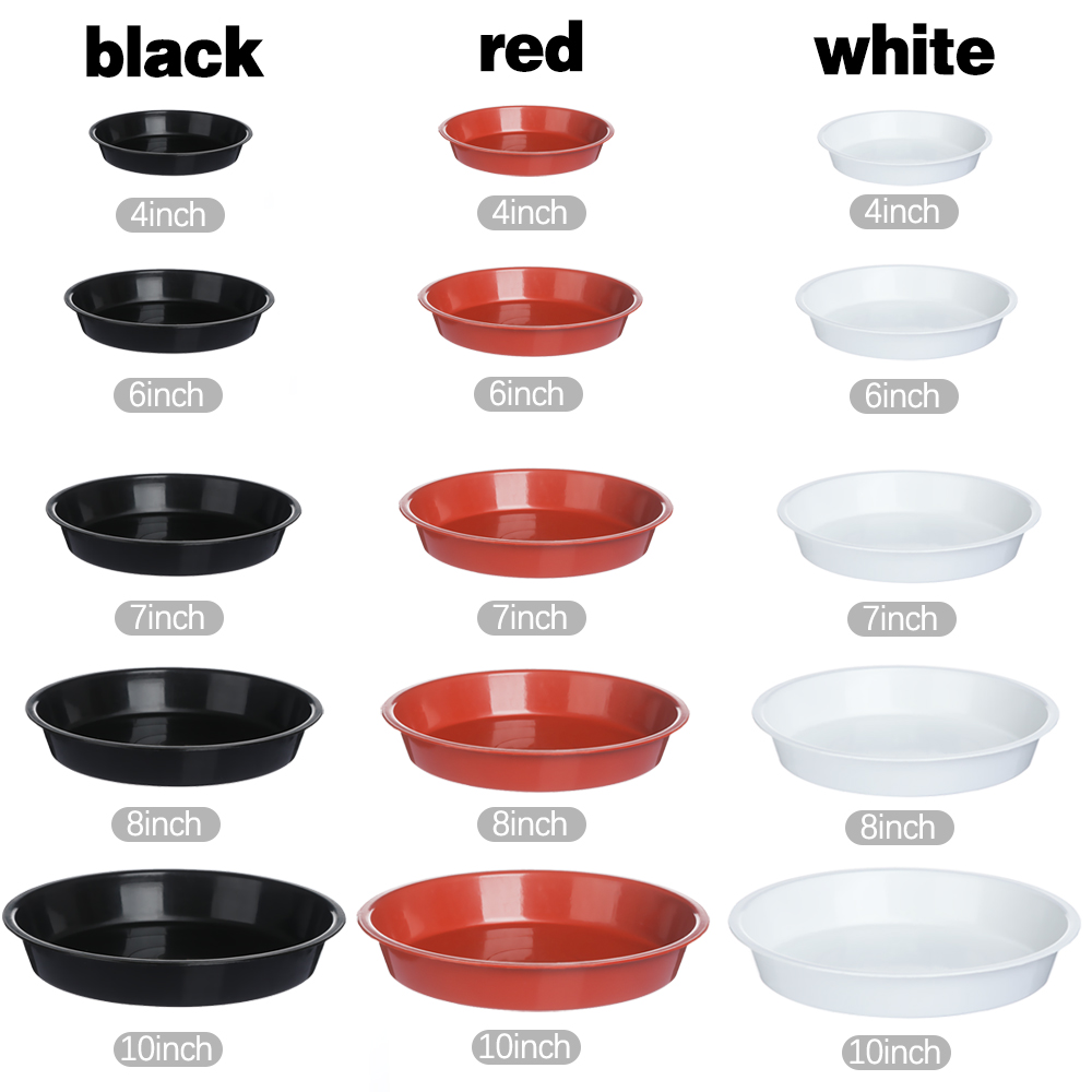 3Pcs Round Shaped Plant Trays  - Drip Tray Saucer review and price