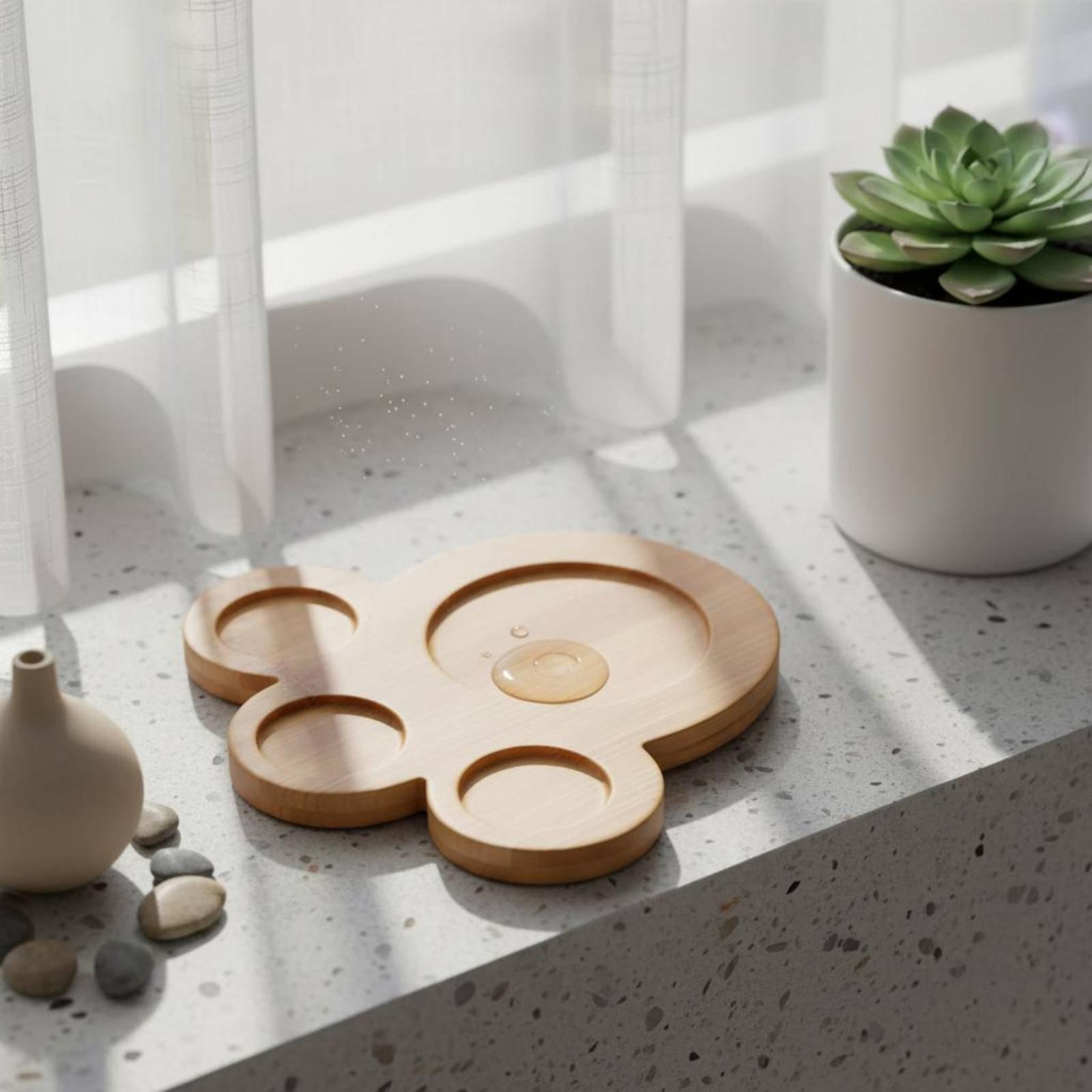 Bamboo Wood Industrial Tray Pl - Drip Tray Saucer review and price