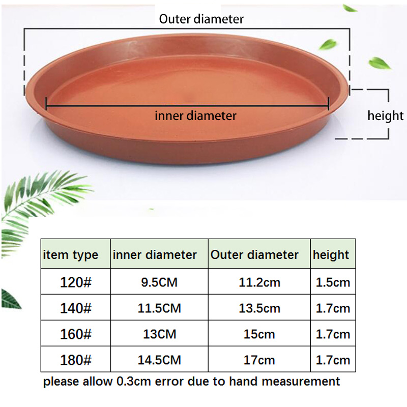 10pcs Plastic Flower Pot Tray  - Drip Tray Saucer review and price