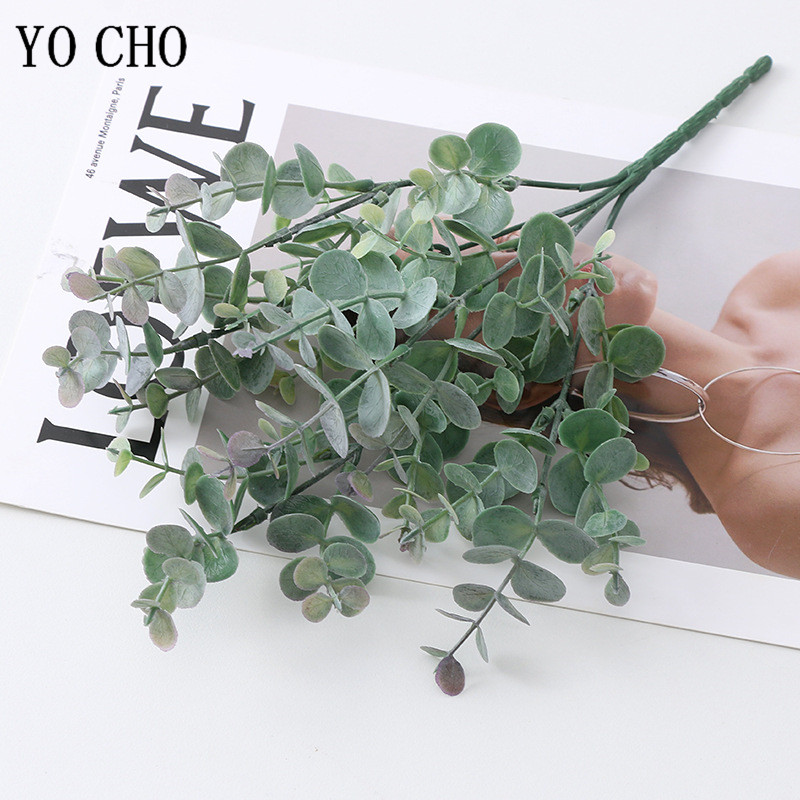 5 Fork/Bunch Silk Eucalyptus L - Bonsai Garden Art review and price