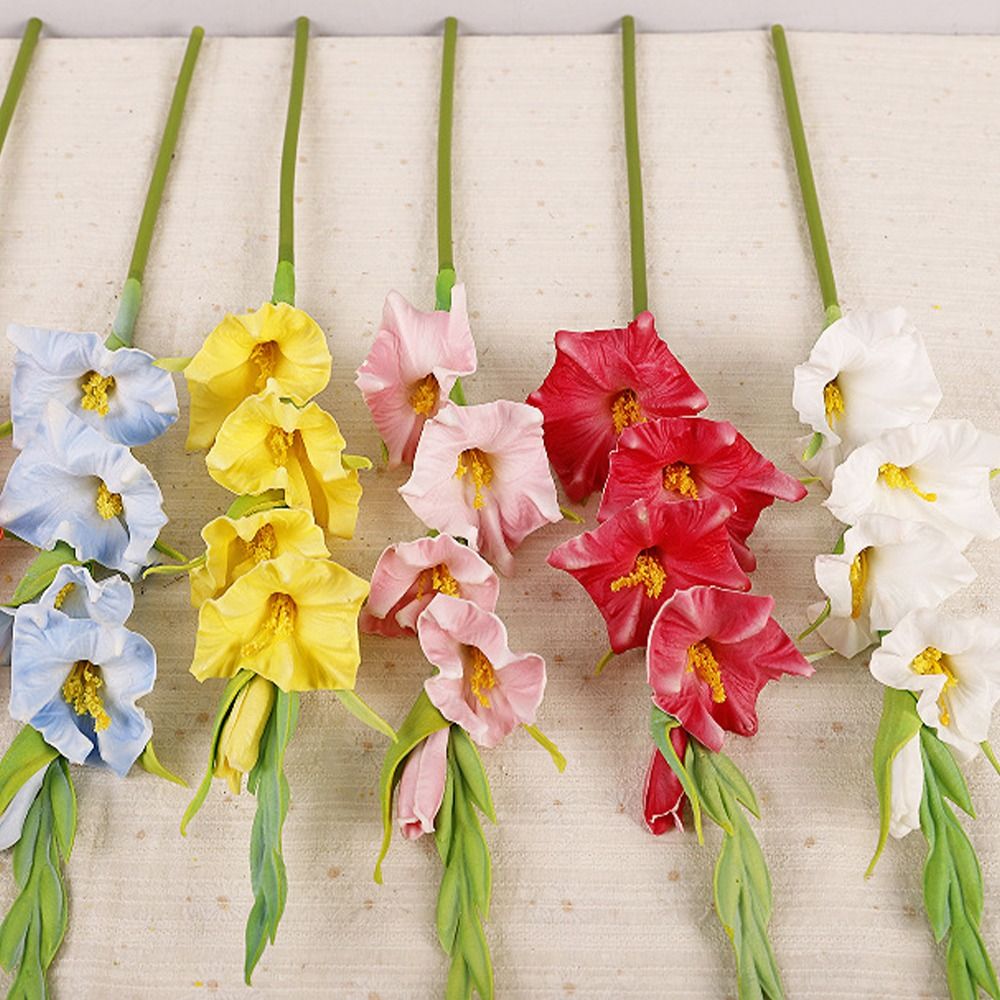 PU Artificial Gladiolus Branch - Bonsai Garden Art review and price