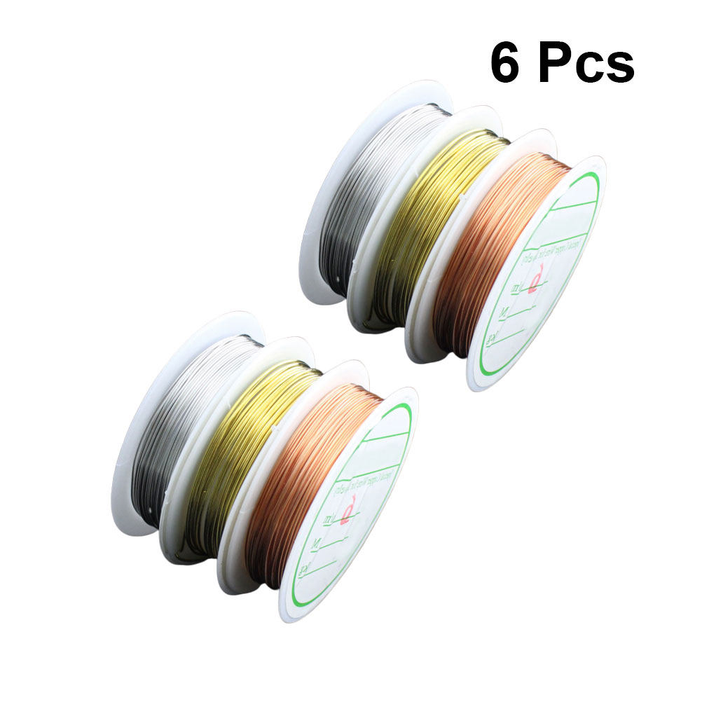 6 Rolls Colored Copper Wire Fl - Copper Wire Roll review and price